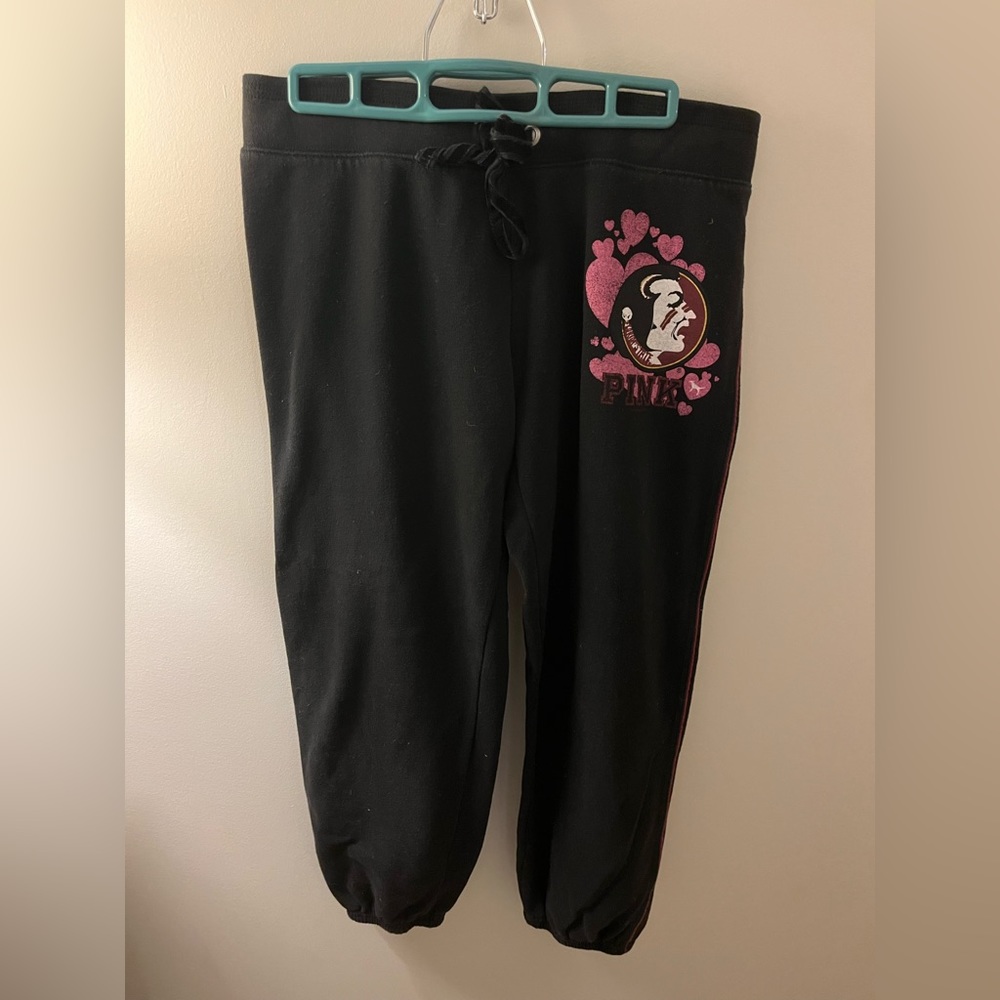 FSU Florida State Capri Sweatpants Medium Victoria’s Secret PINK